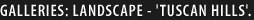 Galleries: Landscape - 'Tuscan Hills'.